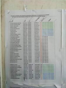 College of Nursing and Midwifery Maiduguri Entrance Examination Results