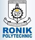Ronik Polytechnic Lagos State 