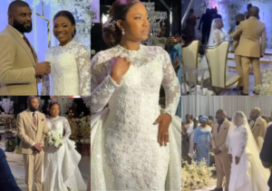 Mercy Chinwo rolls out stunning white wedding