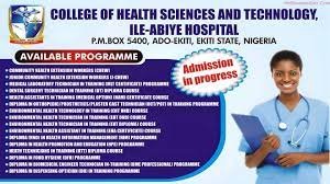 College of Health Tech Ile-Abiye Admission Form