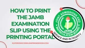 JAMB examination slip printing portal